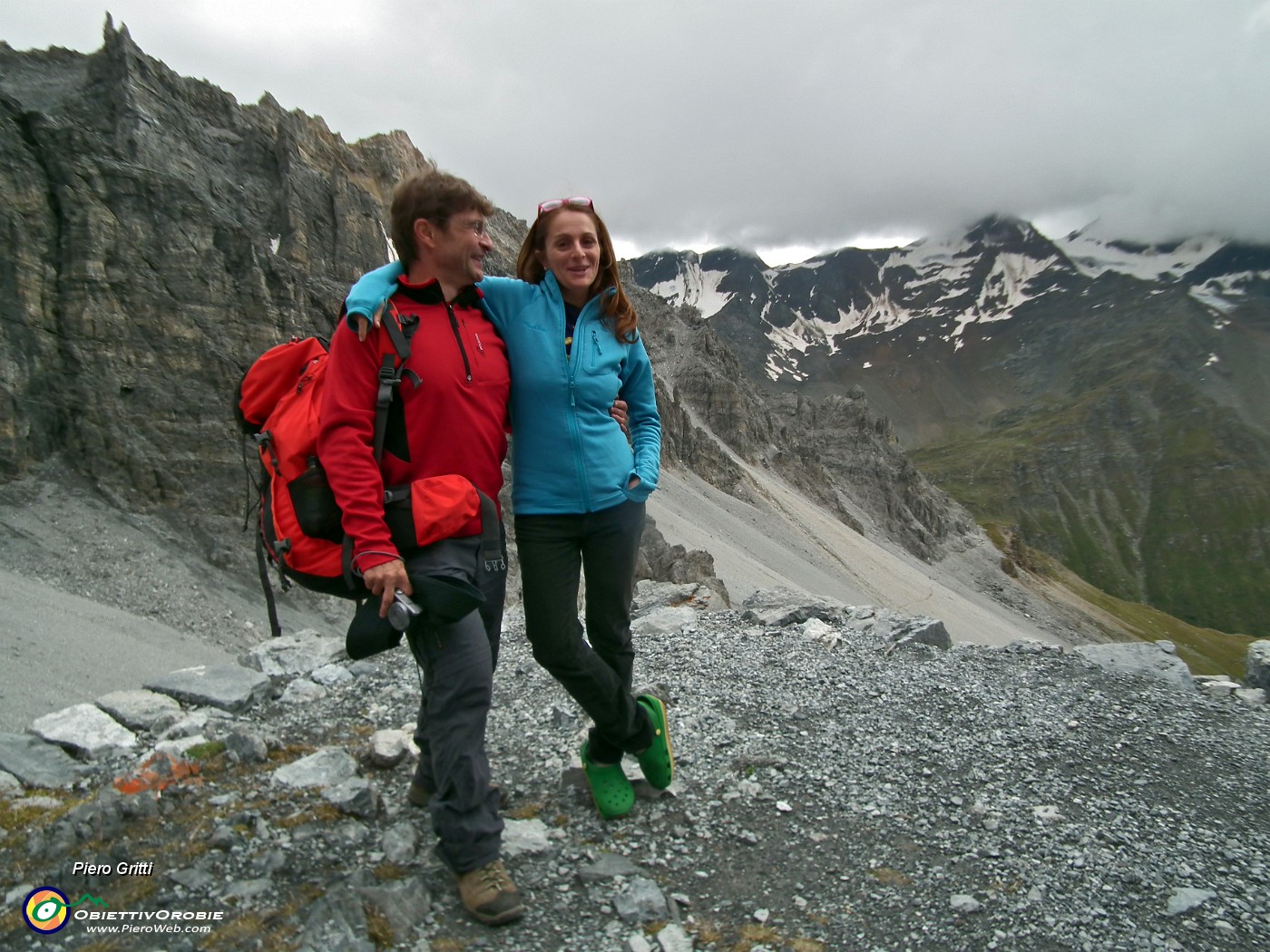 46 Con Elena, rifugista d'alta quota.JPG